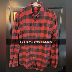 Red and Black Flannel Shirt